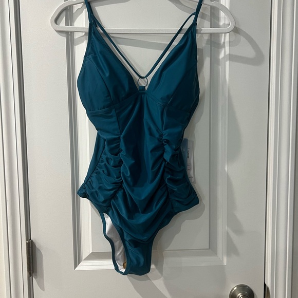 NWT Teal Cupshe Medium One Piece Swimsuit - Picture 1 of 4